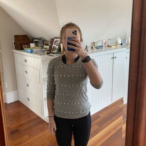 J CREW pom pom sweater 🌈
